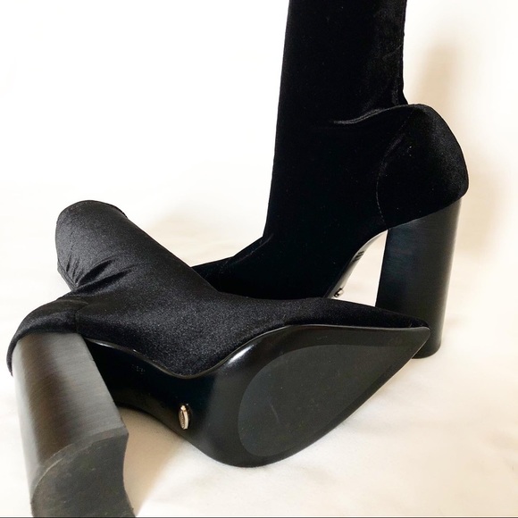 Tony Bianco Diddy Ankle Boots (Velvet) - Picture 3 of 3